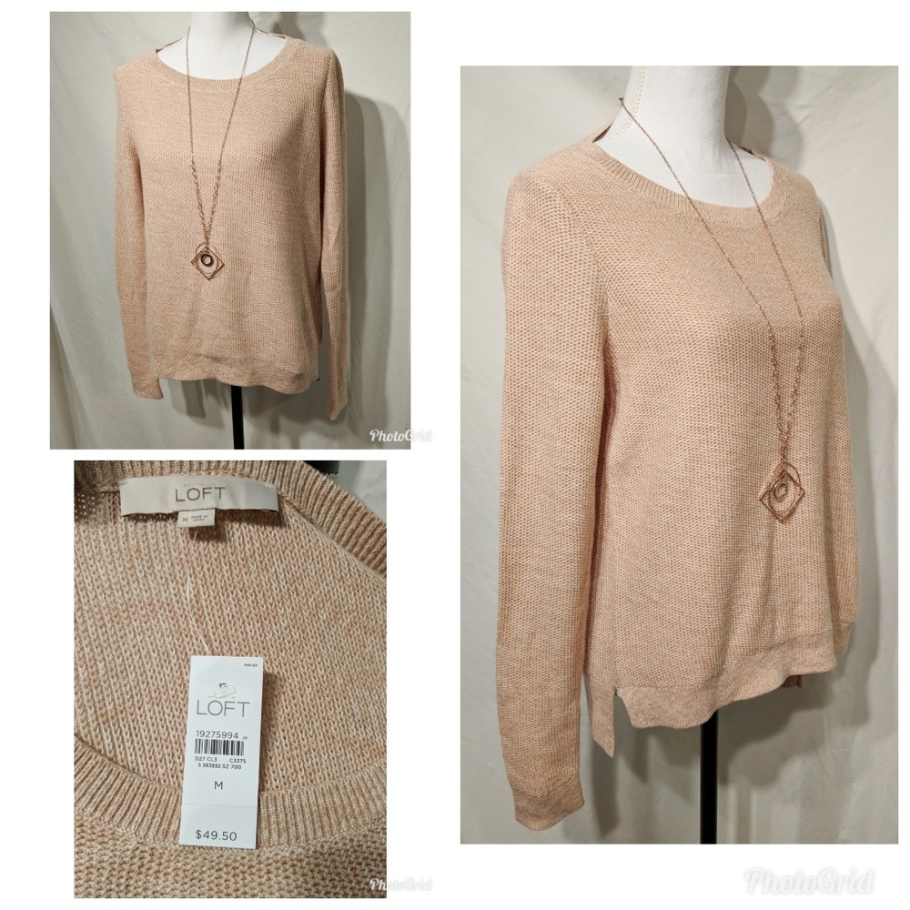 Ann Taylor LOFT NWT Tan Sweater Size Medium
